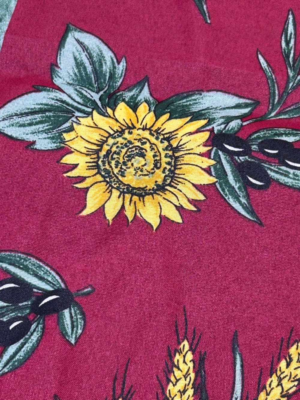 A Touch of Provence French Country Coated Tablecloth 60”x 94” - Picture 3 of 9